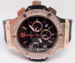 Hublot Big Bang Gold Case w/ Diamond Bezel - Hublot Geneve